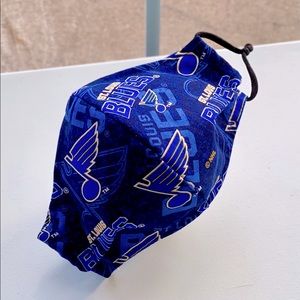 Face Mask with filter pocket (Blues)